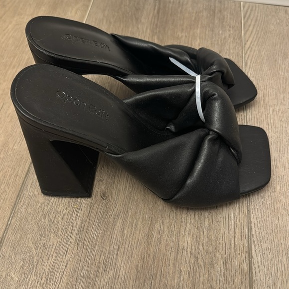 NEW! Open Edit Black Saydee Sandal - Size 5.5 - Picture 6 of 11